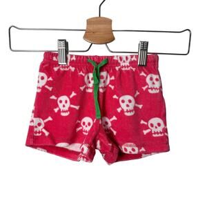 Mini Boden Skull Terry Cloth Shorts